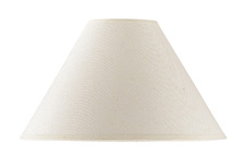 CAL Lighting SH-1022 - 8&#34; Tall Cream Hardback Fabric Shade