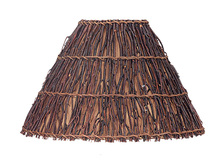 CAL Lighting SH-8018 - 11.5&#34; Height Wicker Shade