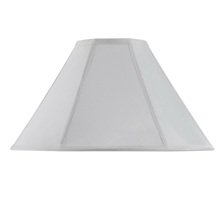CAL Lighting SH-8101/21-WH - 13&#34; Tall White Fabric Shade