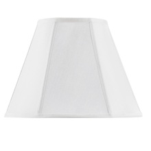 CAL Lighting SH-8106/14-WH - 11&#34; Tall White Fabric Shade
