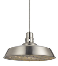 CAL Lighting UP-1112-6-BS - 10.38&#34; Tall Metal Pendant in Rust