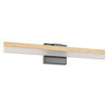 Eglo 205525A - Integrated LED Bath/Vanity Light With a Natural Wood Finish 10.5W Integrated LED