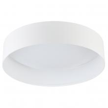 Eglo 205627A - Integrated LED Ceiling Light With a White Finish and White Acrylic Shade 23W Integrated LED