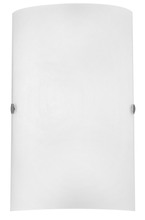 Eglo 85979A - 1 LT Wall Light w/ Matte Nickel Finish & White Frosted Glass