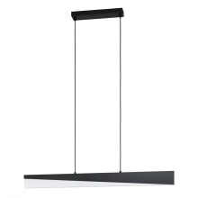 Eglo 99562A - 1 LT Integrated LED Linear Pendant w/ Black Finish & White Acrylic Shade