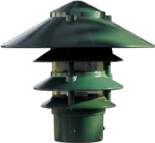 Dabmar D5400-G - PAGODA FIX 4 TIER 10&#34;TOP 3&#34;BASE INCAND 120V