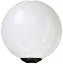 Dabmar D7016-LED20 - 16&#34; GLOBE FIX BLACK 20W LED 120V-277V