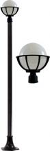 Dabmar GM2600-LED16-B - CAST ALUM 10&#34; GLOBE POST LIGHT FIX LED 16W 120V