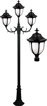 Dabmar GM5525-LED6-B - SHOWCASE POST FIX 3 X LED 6W 85-265V