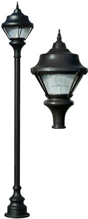 Dabmar GM9000-LED16-B - CAST ALUM POST FIX LED 16W 120V