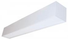 Saylite, Texas Fluorescents Reinvented 44SMW254MVWH - 4X4 2F54T5 DIRECT LINEAR MATTE WHITE