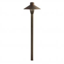 Kichler 15878CBR30 - Traditional Brass LED Path Light