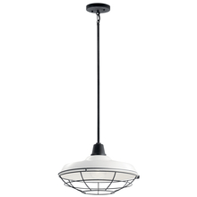 Kichler 49993WH - Pier™ 1 Light 16&#34; Convertible Pendant White