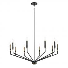 Kichler 52348BK - Armand 38.25&#34; 10-Light Chandelier in Black