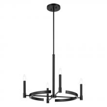 Kichler 52426BK - Tolani 20.25&#34; 4-Light Chandelier in Black