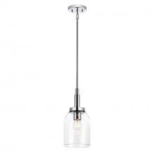 Kichler 52725CH - Madden 15 Inch 1 Light Mini Pendant with Clear Glass in Chrome