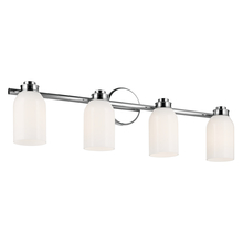 Kichler 55203CH - Shae 31&#34; 4-Light Vanity Light with White Opal Glass in Chrome