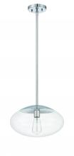 Craftmade 56894-CH - Gaze 1 Light 14&#34; Pendant in Chrome