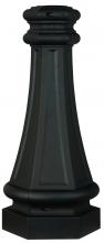 Craftmade ZWRAP-TB - 22.5&#34; Fluted Direct Burial Post Wrap in Textured Black