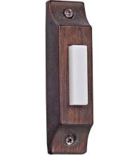 Craftmade BSCB-RB - Surface Mount Die-Cast Builder&#39;s Series LED Lighted Push Button in Rustic Brick