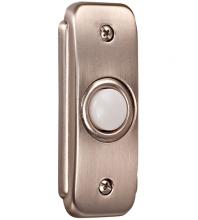 Craftmade BR2-PW - Recessed Mount Stepped Rectangle LED Lighted Push Button in Pewter