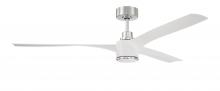 Craftmade PHB60WPLN3 - 60&#34; Phoebe in White/Polished Nickel w/ White Blades