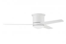 Craftmade CLE52W3 - 52&#34; Cole in White w/ White/Washed Oak Blades