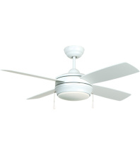 Craftmade LAV44MWW4LK-LED - 44&#34; Laval in Matte White w/ Matte White Blades