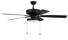 Craftmade P119FB5-52FBGW - 52&#34; Pro Plus 119 in Flat Black w/ Flat Black/Greywood Blades