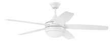 Craftmade PHZ52W5 - 52&#34; Phaze II 5-Blade in White w/ White Blades