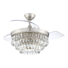 Craftmade SOF42BNK3 - 42&#34; Sofia in Brushed Polished Nickel w/ Clear Acrylic Blades