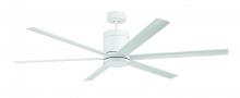 Craftmade TTE65W6 - 65&#34; Tate in White w/ White Blades
