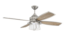 Craftmade WAT52BNK4 - 52&#34; Waterfront in Brushed Polished Nickel w/ Brushed Polished Nickel/Dark Driftwood Blades