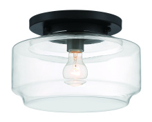 Craftmade X3112-FB - Peri 1 Light 12&#34; Flushmount in Flat Black