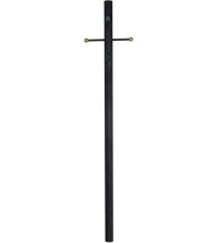 Craftmade Z8794-TB - 84&#34; Smooth Direct Burial Post w/ Photocell & Convenience Outlet in Textured Black