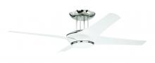 Craftmade CAM54WPLN4 - 54&#34; Cam in White/Polished Nickel w/ White Blades