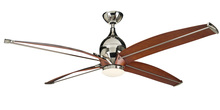 Craftmade TRD60PLN4 - 60&#34; Ceiling Fan w/Blades & LED Light Kit