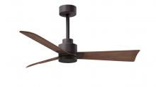 Matthews Fan Company AK-TB-WN-42 - Alessandra 3-blade transitional ceiling fan in textured bronze finish with walnut blades. Optimized