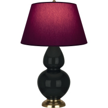 Robert Abbey OS20P - Obsidian Double Gourd Table Lamp