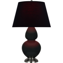 Robert Abbey OS22K - Obsidian Double Gourd Table Lamp
