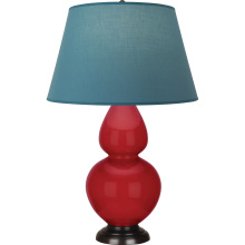 Robert Abbey RR21B - Ruby Red Double Gourd Table Lamp