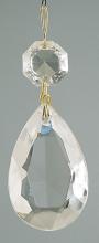 Satco Products Inc. S70/300 - 5 Crystal Prisms; 1-1/2&#34;