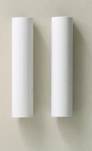 Satco Products Inc. S70/370 - 2 Plastic Candle Covers; White Plastic; 4&#34; Height