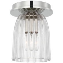 Visual Comfort & Co. Signature Collection ARN 4500PN-CG - Asalea 5&#34; Solitaire Flush Mount