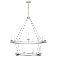 Visual Comfort & Co. Signature Collection CHC 1608PN - Launceton Grande Two Tiered Chandelier