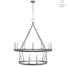 Visual Comfort & Co. Signature Collection CHC 5882AI/NRT - Darlana Extra Large Two Tier Chandelier