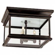Visual Comfort & Co. Signature Collection CHO 4311BZ-CG - Club Large Square Flush Mount