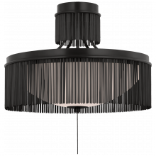 Visual Comfort & Co. Signature Collection FW 4200BZ - Sutton 21&#34; Flush Mount