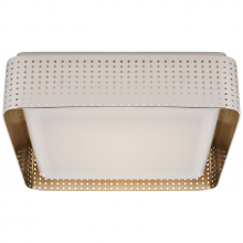 Visual Comfort & Co. Signature Collection KW 4062PN-WG - Precision 12.5&#34; Square Flush Mount