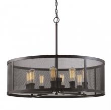 Trans Globe 10229 ROB - Mesh 30&#34; Drum Chandelier